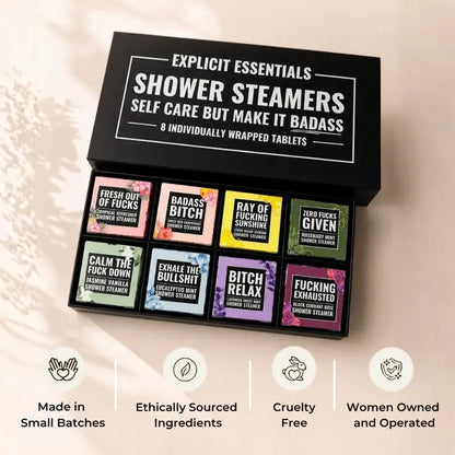 🧼8‑Scent Shower Steamer Gift Box for Women — A Relaxing Self‑Care Spa Gift🫧