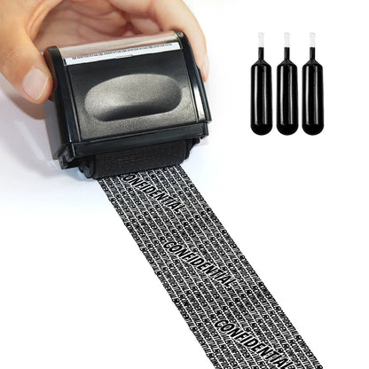 🔥🔥SALE 48% OFF!!-Privacy Protection Security Roller Stamp — Address & Billing Info Blocker, Home & Office Mailing Essentials 100m Long-Lasting Roll