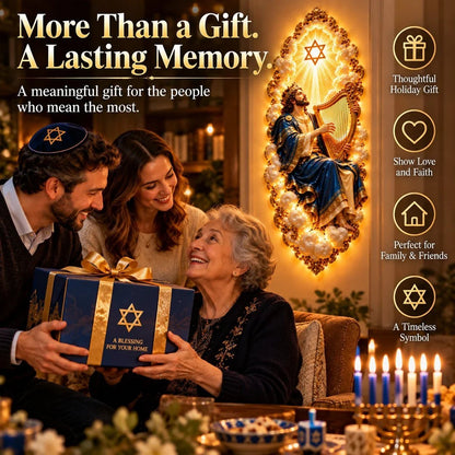✡️ Light of the High Priest | Illuminated Jewish Heritage Wall Art ✨