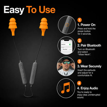 🎧📞 In-ear headphones — Noise Reduction Earplugs & Hands-Free Calling in One!