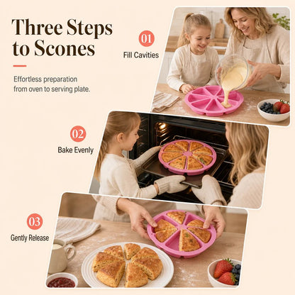 🔥8 Cavity Triangle Silicone Cake Mold
