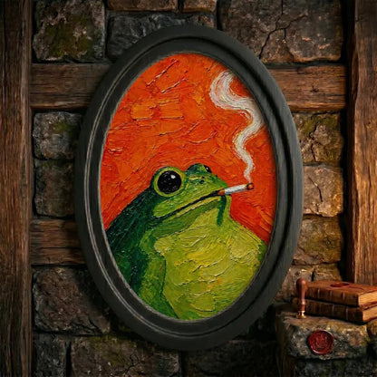 🐸 Funny Frog Wall Art