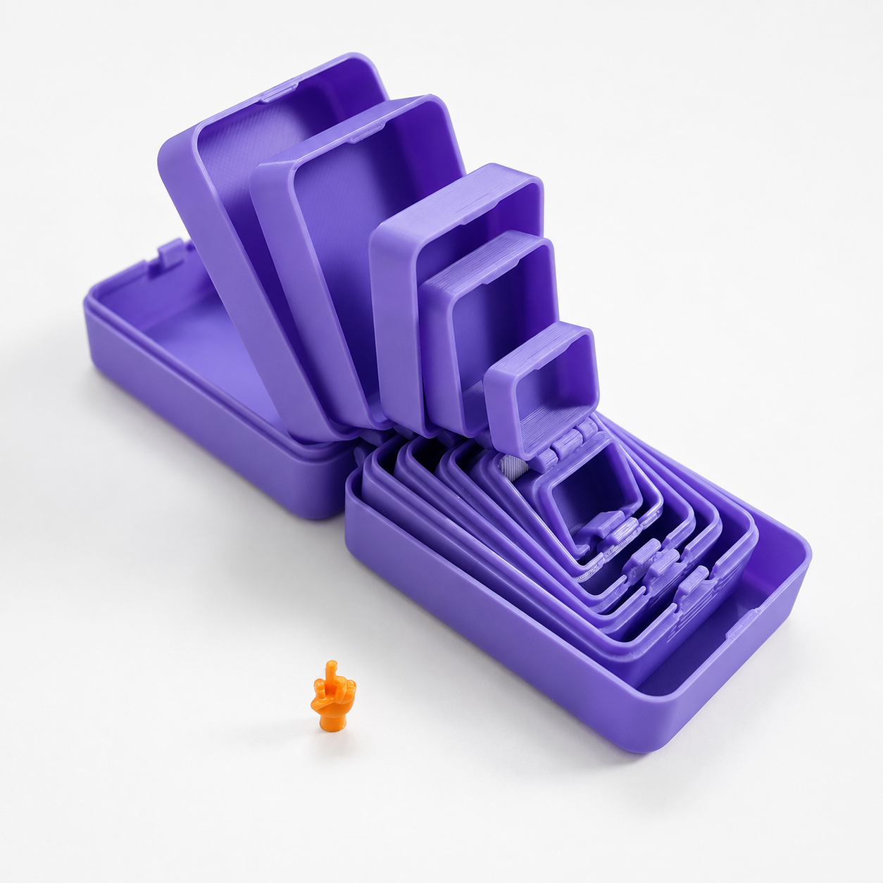 🎁 6-Layer Prank Nesting Box Set with Secret Miniature Figurine Surprise 🤣