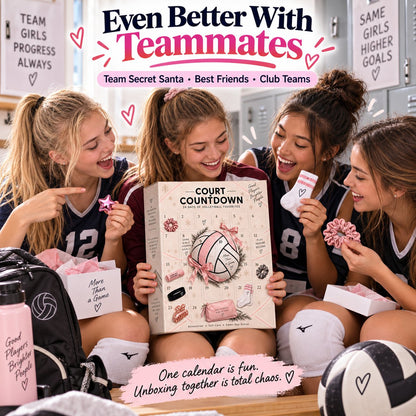 🏐 24 Days. 24 Surprises. One Volleyball-Obsessed Christmas. — 2026 Court Countdown Mystery Box