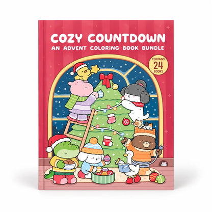 🎄LAST DAY 50% OFF - 🎁🎨 24-Day Christmas Countdown Mystery Box mini Coloring Book Set(📦Buy 2 Free Shipping)