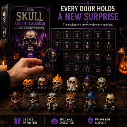 2026 Skull Halloween Advent Calendar – 24 Collectible Characters