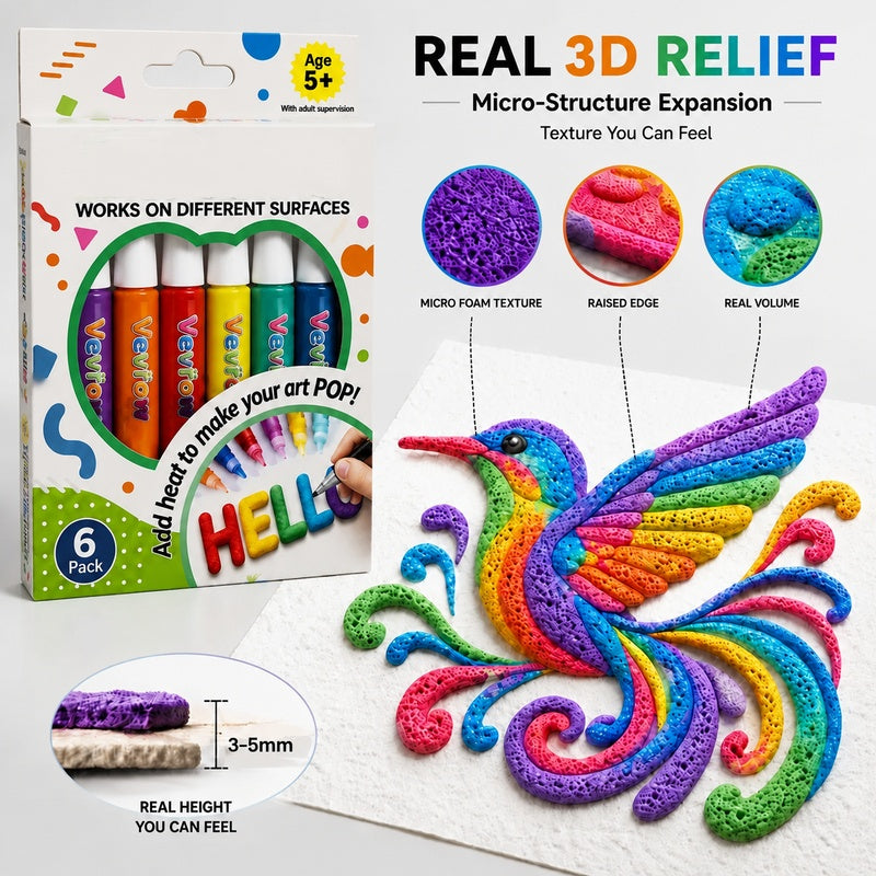 🎨 MagicRelief 3D Sculpting Art Pen Set