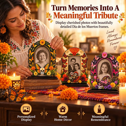 Día de Muertos Memorial Photo Frames – 6 Wooden Designs
