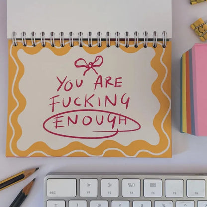 Sweary Affirmation Desk Flip Chart – 52 Weeks of Positive F*cking Vibes