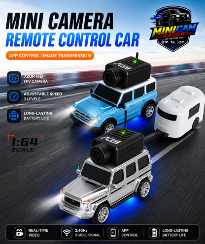 🚗 50% OFF Mini FPV RC Camera Car | 720P WiFi APP Control