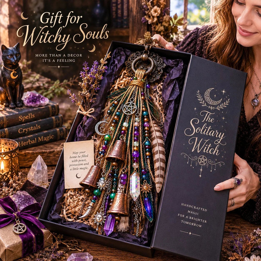Witchy Door Charm gift presentation