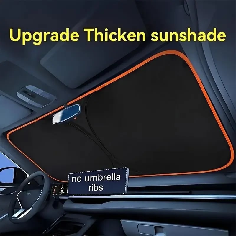 🎉2026 New Portable Heat-Insulating Vehicle Sunshade, Upgraded Thickened Front Window Sun Shade☀️🚗