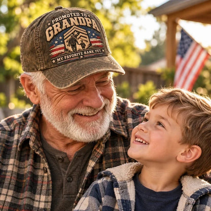 🇺🇸 Forever Our Hero™ – Veteran & Grandpa Tribute Cap | 2 Meaningful Designs 🧢