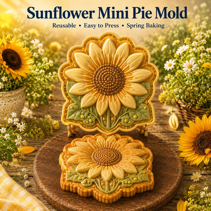 ⏳ Last Day 49% OFF – 🌸 8-Design Spring Garden Mini Pie Mold Collection | Reusable Embossed Molds for Shaping Detailed Bee, Butterfly, Ladybug, Sunflower, Cottage & More 🥧✨