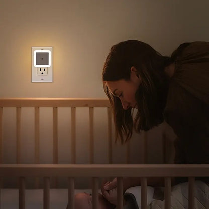 🔥HOT SALE🔥6pcs Night Light, Night Lights Plug into Wall , Nightlight Plug in Night Lights, Dusk to Dawn Night Lamp Led Night Light for Bedroom, Bathroom, Hallway Warm White