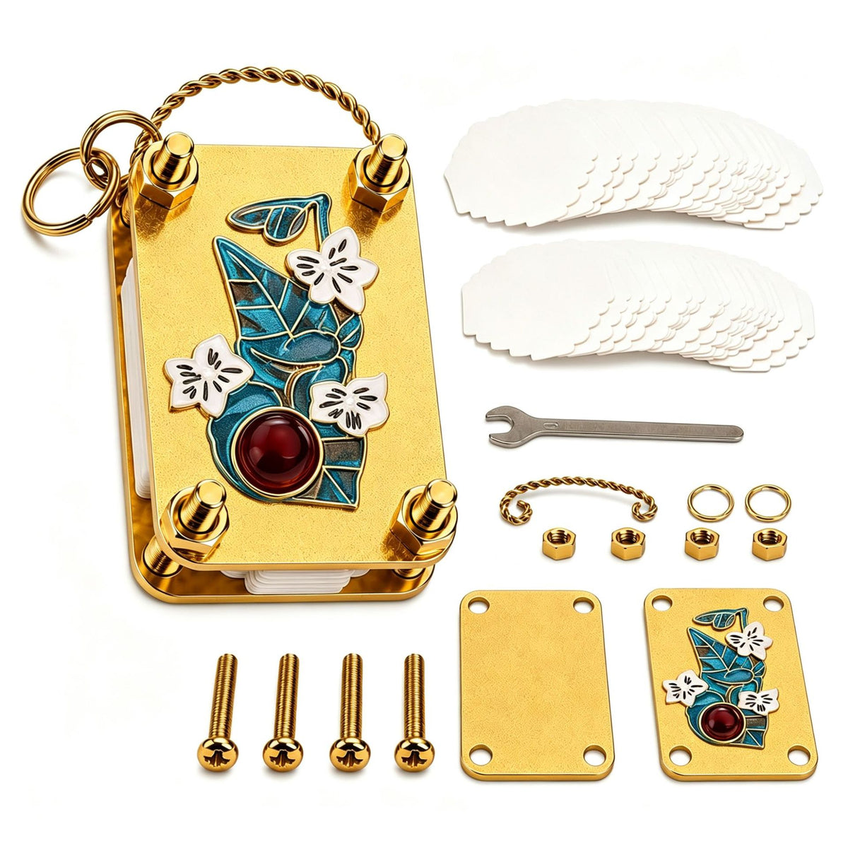 🌸✨Mini Embossing Tool (Comes with 20 Sheets of Special Paper + Wrench)
