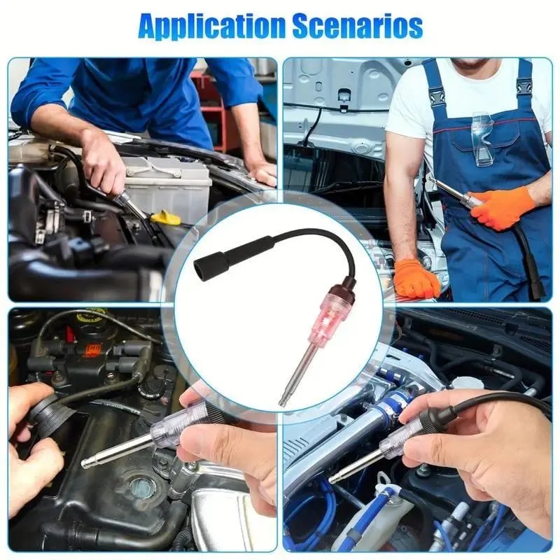 Inline Spark Plug Tester Fast Ignition Check Tool for Cars, Lawn Mowers, Motorcycles & Small Gas Engines