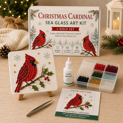 🎅🔥Christmas Pre-sale 49% OFF - 🎄 Create your own magical christmas sea glass art 🦌✨
