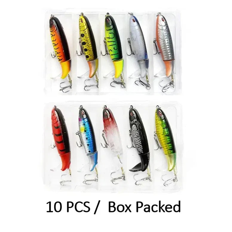 ⭐5-Pack 10cm  Artificial Fishing Lure – Perfect Casting Weight for Bass & Pike