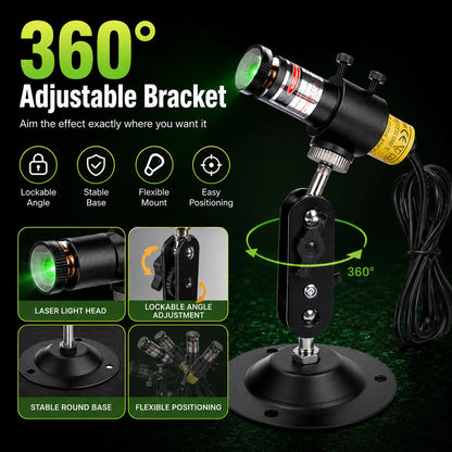 🎃Halloween Green Laser Fog Projector for Swamp Effect
