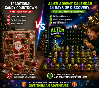 👽 24 Days Of Alien Surprises Begin Here!