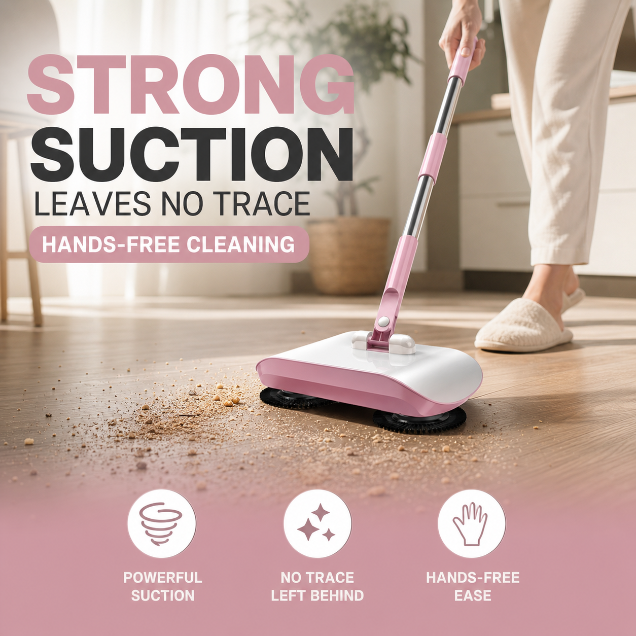 📢📢50% OFF !! ⏰Smart Robot Vacuum Cleaner with Mop & Broom