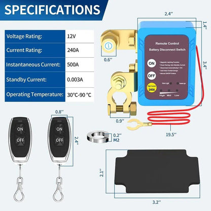 🔥🔒⚡Remote control of car devices for anti-theft safety