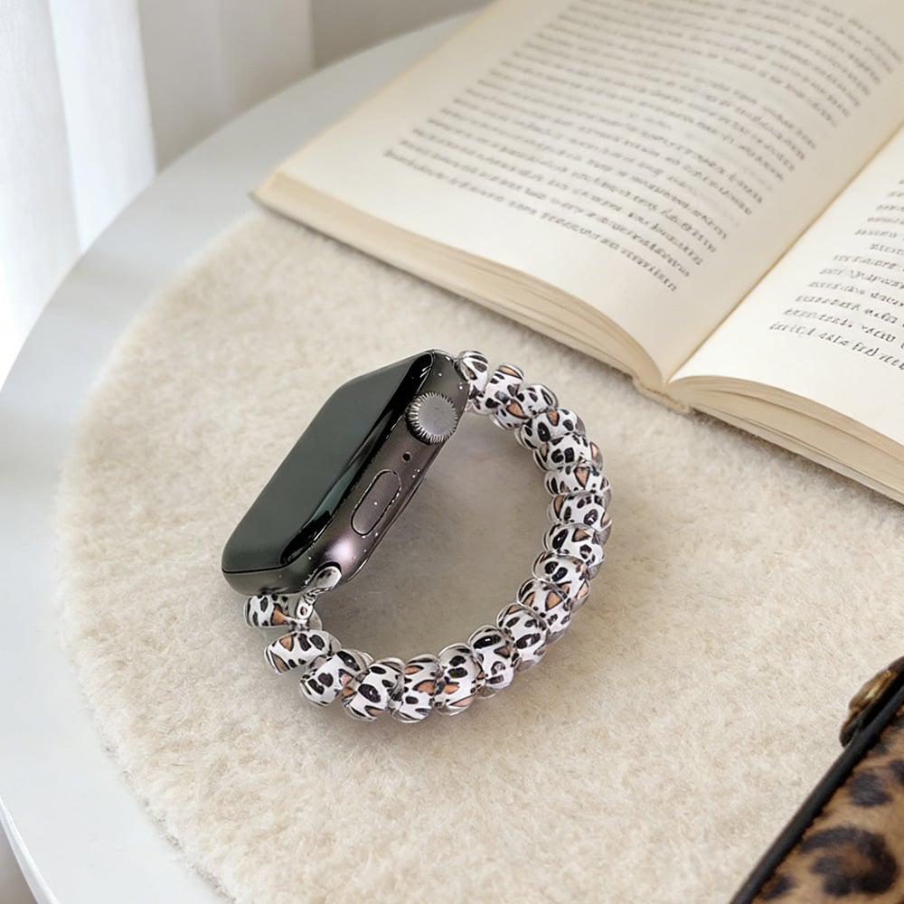 🐆 Trendy Leopard Elastic Stretch Bracelet Band for Apple Watch (Buy 2 Save Extra 5%!) ✨
