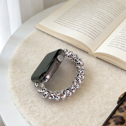🐆 Trendy Leopard Elastic Stretch Bracelet Band for Apple Watch (Buy 2 Save Extra 5%!) ✨