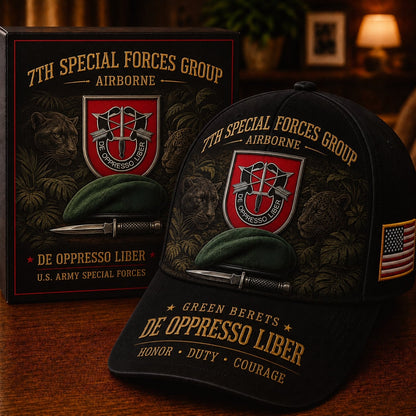 🗡️U.S. Army Special Forces “De Oppresso Liber” Tribute Cap