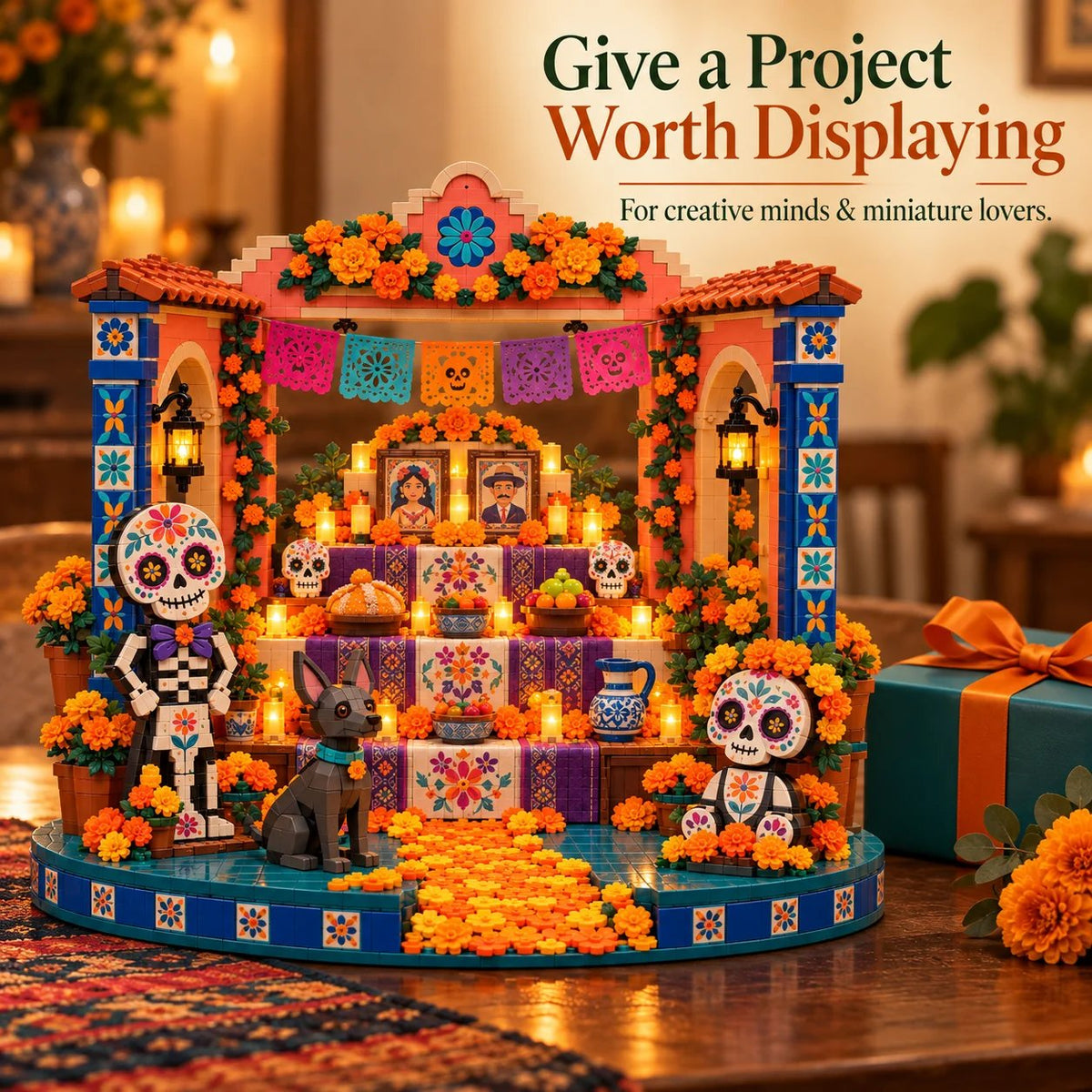 🌼 Día de los Muertos Ofrenda Building Set – A Colorful Celebration of Life & Memories