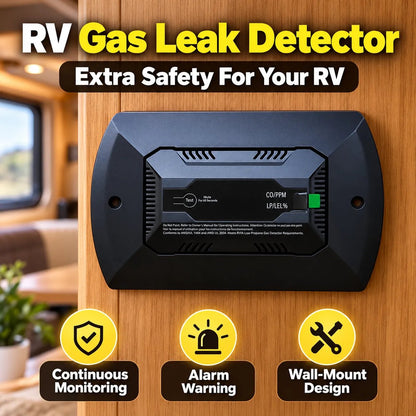 ⏰Limited Stock 60% OFF🚐🚨 2-in-1 RV Gas & CO Detector — Stay Safe on Every Journey! 🛡️✨