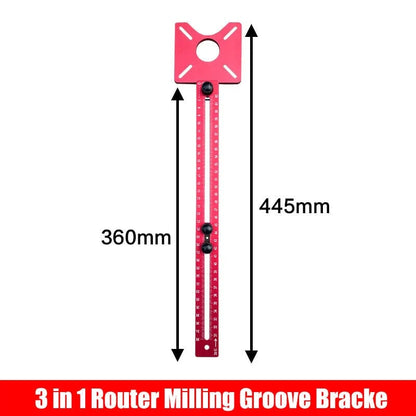📢📢50% OFF !! ⏰3 in 1 Router Milling Groove Bracke（50% OFF）