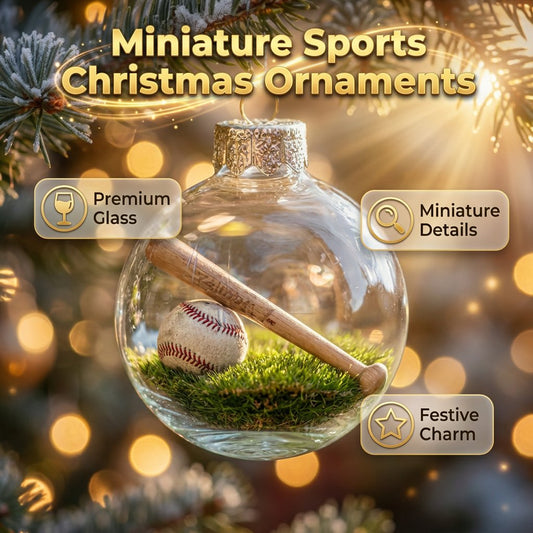 🎁Limited release-🌲Christmas Gift--⚾Sports Holiday Ornament(BUY 6 FREE SHIPPING)