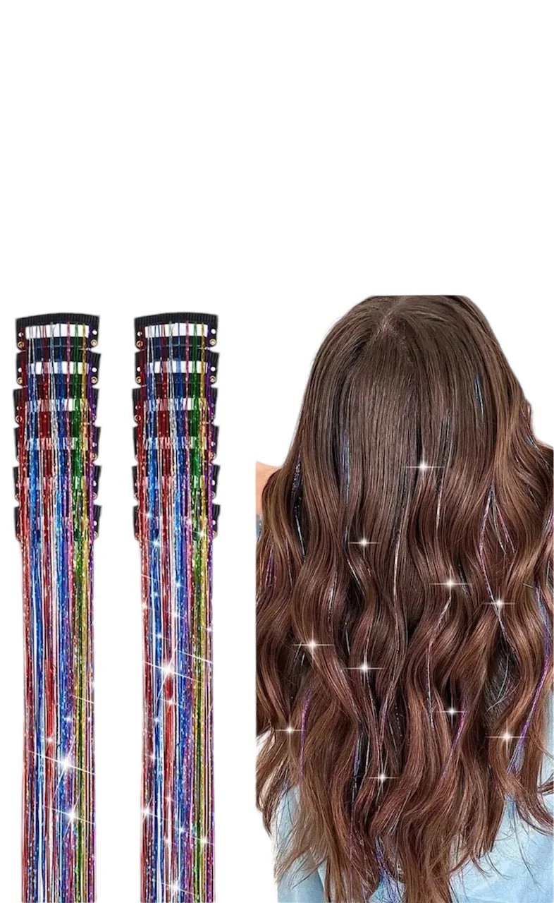 🔥HOT SALE🔥12 PCS Tinsel Hair Extensions