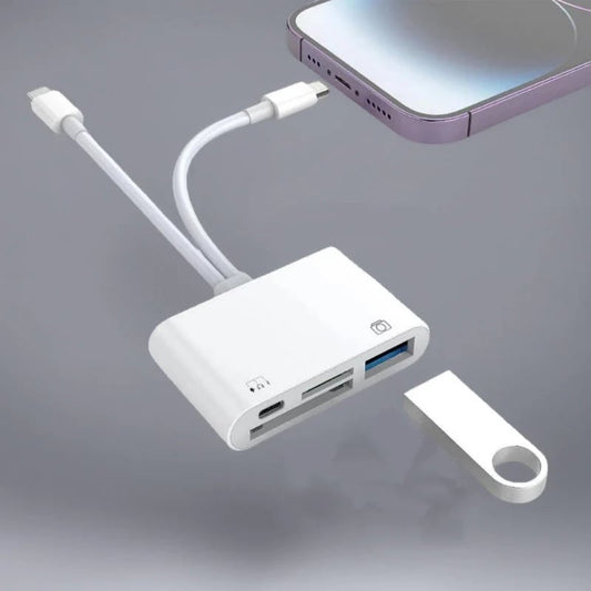 🏆Flash Sale⚡ 50K+ SOLD! Almost Gone-🔥3-in-1 USB-C Memory Card Reader