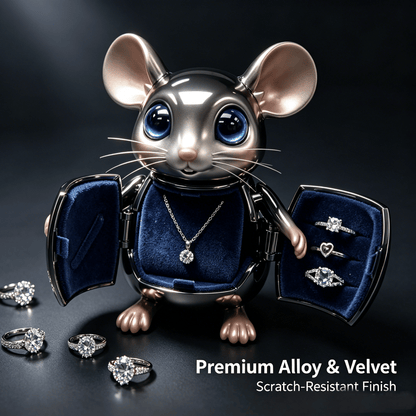 🎁Adorable Mouse Jewelry Organizer Box  Perfect Gift for Her