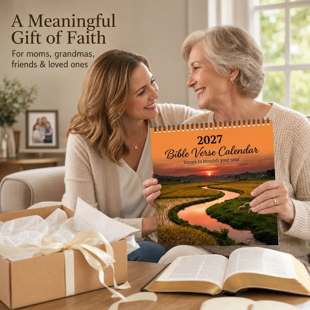🌿 2027 Bible Verse Calendar — A Year Rooted in Faith ✝️