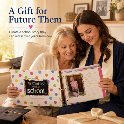 🔥LAST DAY 50% OFF - First & Last Day School Memory Keepsake Binder