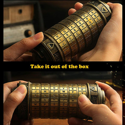 Da Vinci Code Mini Cryptex Lock With Rings Anniversary Valentine's Day Romantic Birthday Gifts