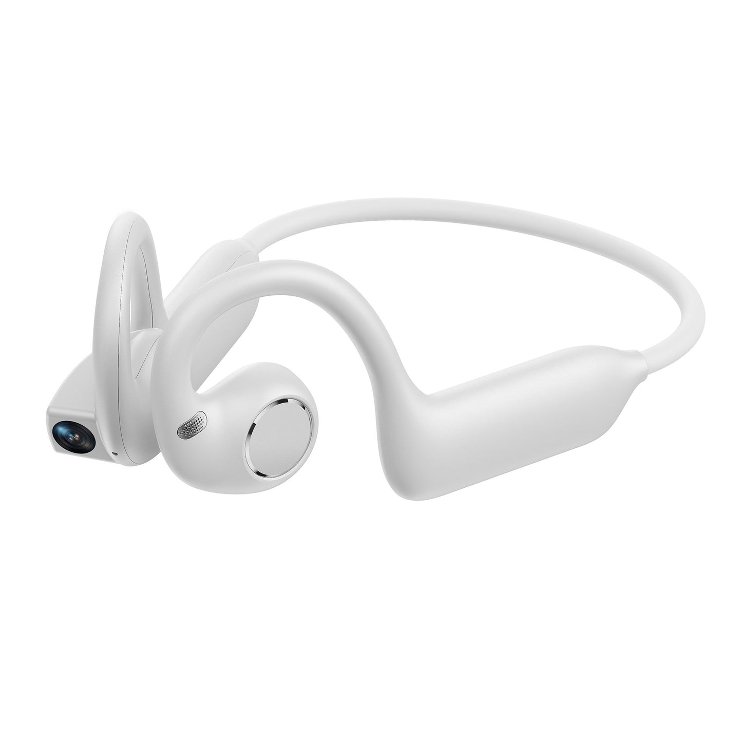 🎧 E12 Bone Conduction Open-Ear Audio Glasses with 8MP HD EIS Camera – 160+ Language AI Translation, Bluetooth Sports Headset & IP56 Waterproof Wearable for Cycling, Vlogging & Action Video