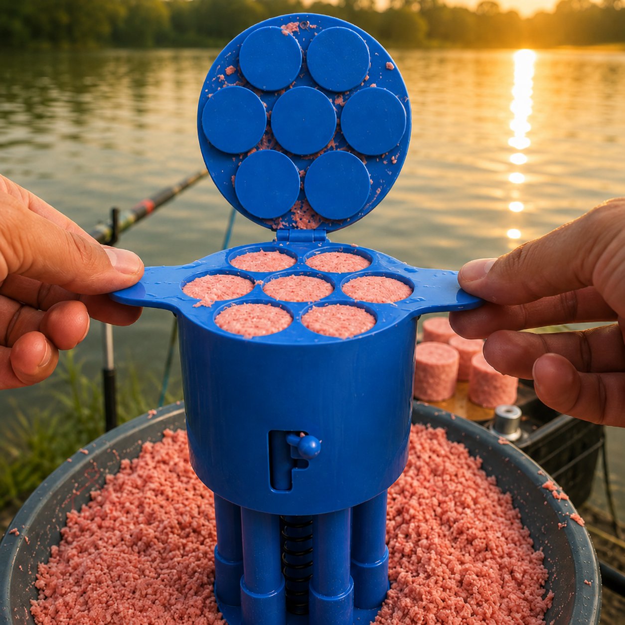 7-in-1 Fishing Bait Press Mold 🎣