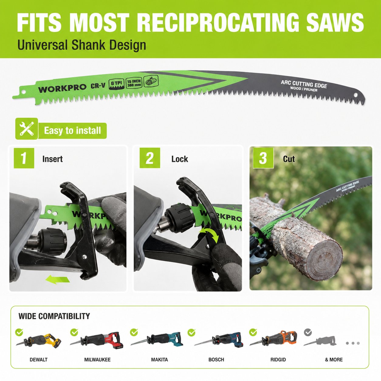 🔥HOT SALE🔥380 mm Wood Pruning Saw Blade Set 🪚