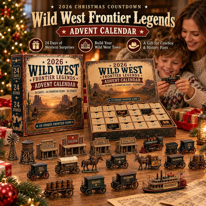 Wild West Frontier Advent Calendar – 24 Western Mini Collectibles
