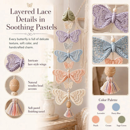 ❤️Beginner-Friendly🦋Butterfly Garden Cascade DIY Crochet Kit