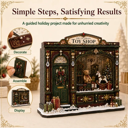 🎄Victorian Toy Shop DIY Craft Kit | Handmade Christmas Miniature Decor