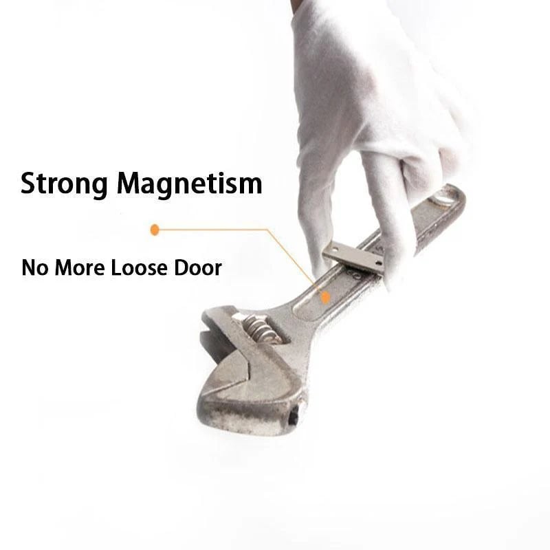 Magnetic Door Closer Without Perforations