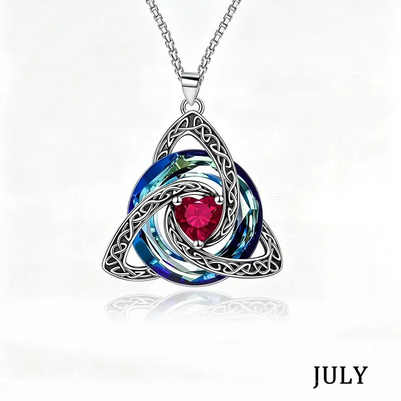🔥LAST DAY 49% OFF🔥Birthstone Celtic Knot Necklace for Women