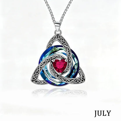 🔥LAST DAY 49% OFF🔥Birthstone Celtic Knot Necklace for Women