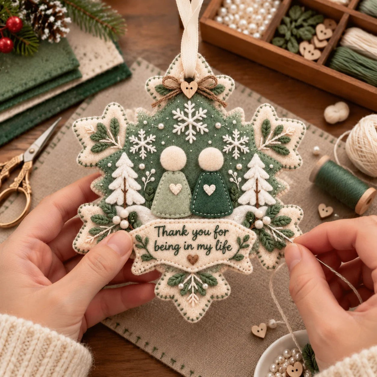Felt Christmas Keepsake Ornament – 4 Meaningful Designs